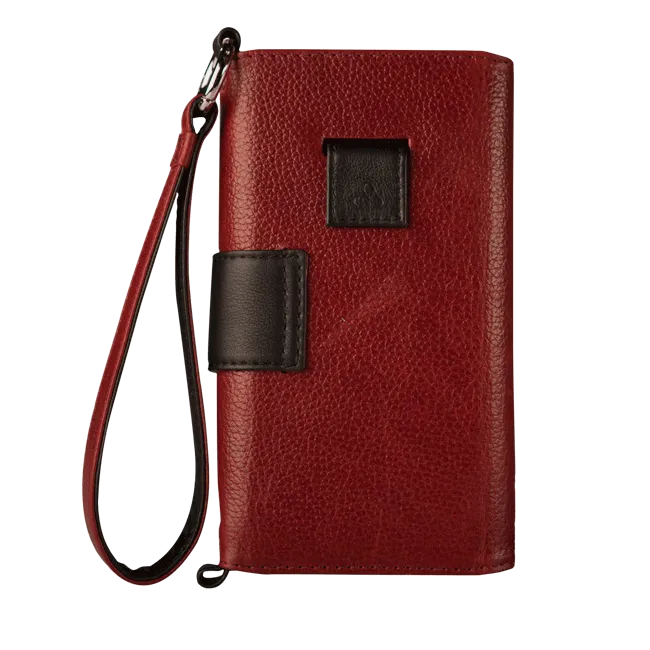 Lola XO - Wristlet Leather wallet case for iPhone 7