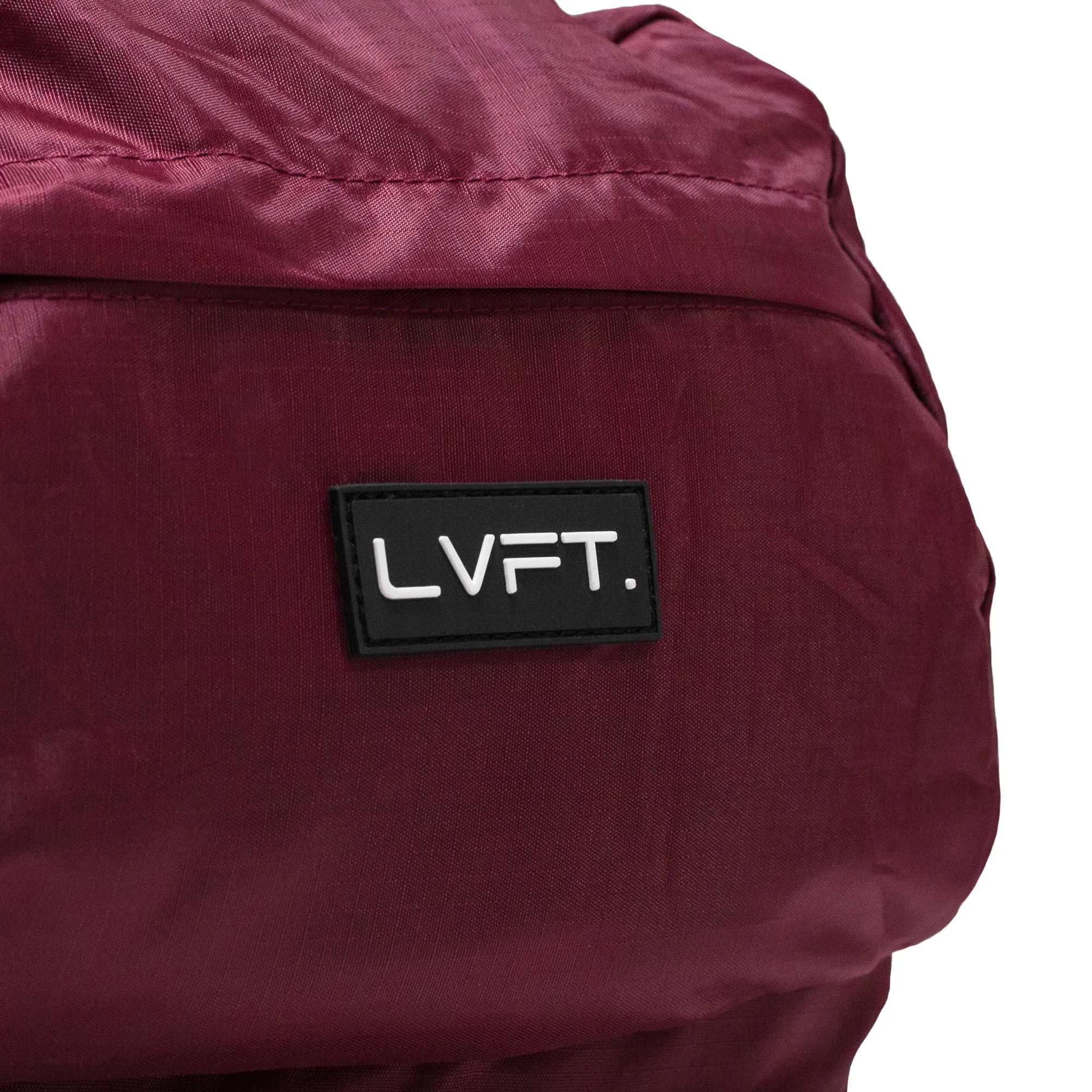 LVFT. Packable Backpack - Maroon