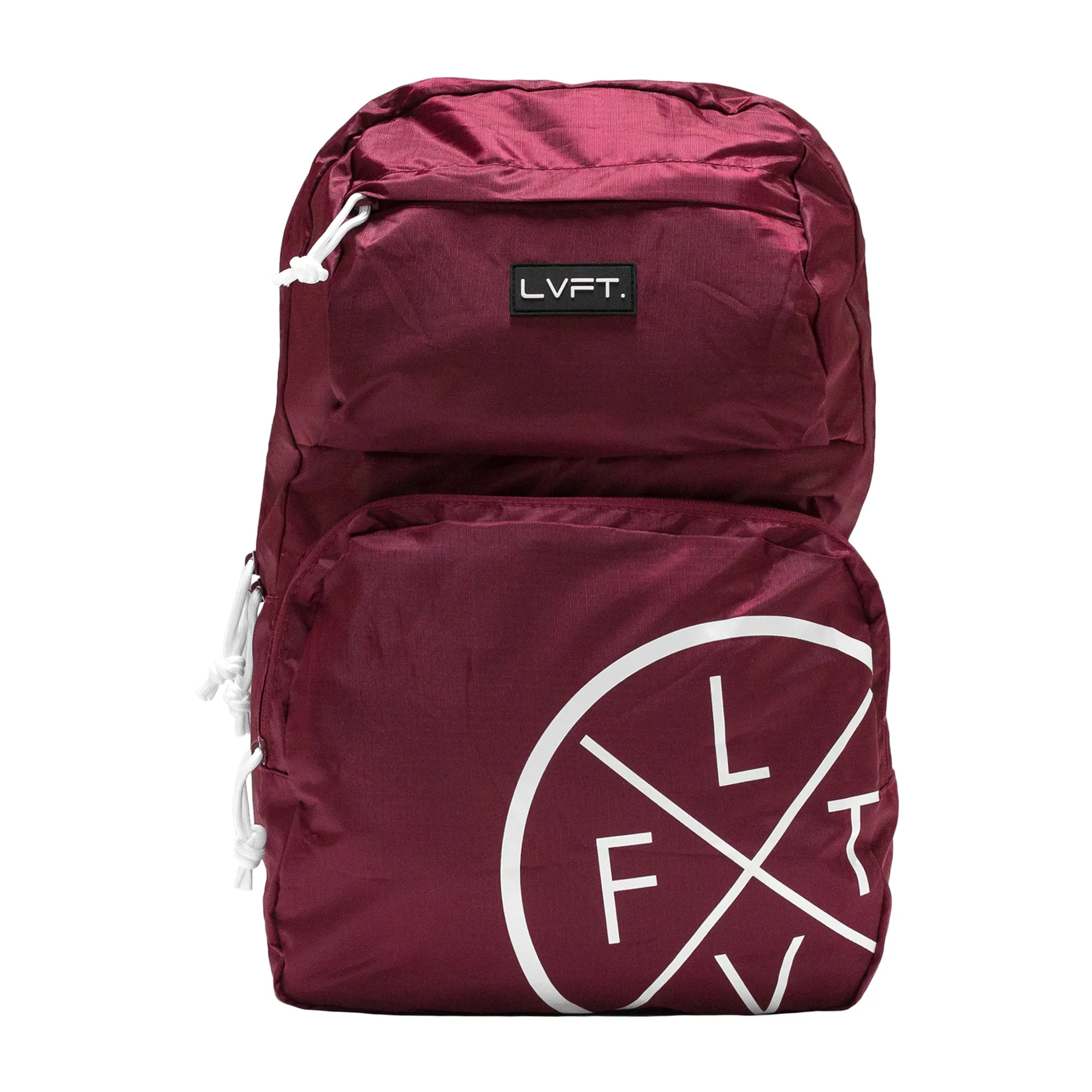 LVFT. Packable Backpack - Maroon