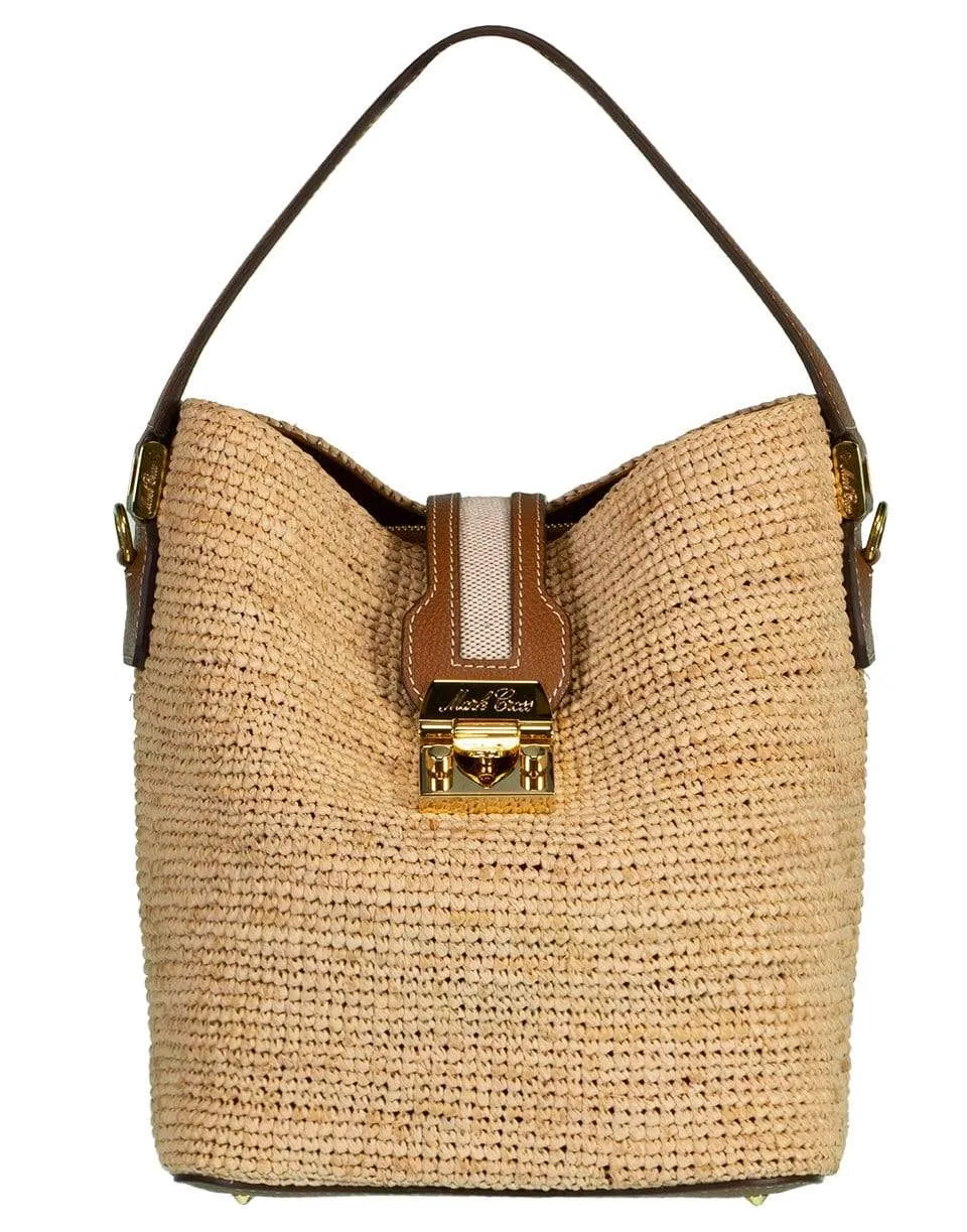 Murphy Raffia Bucket Bag