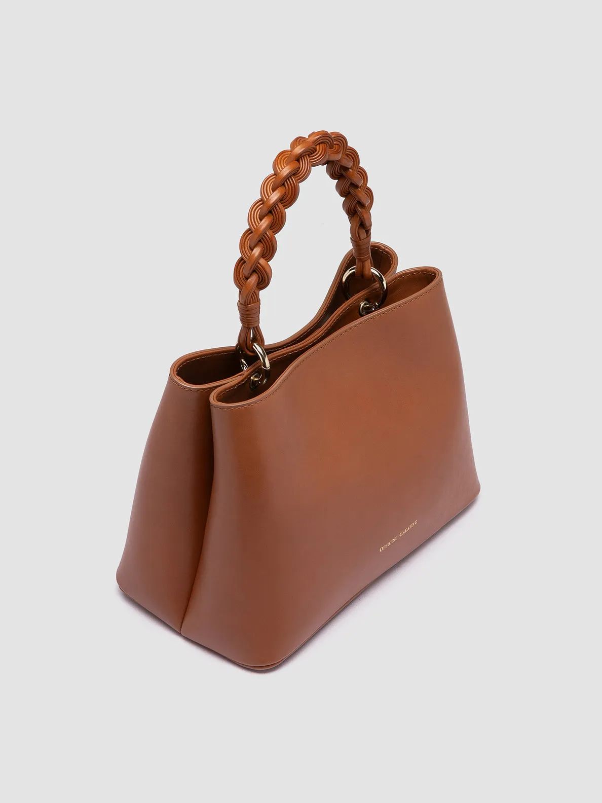 NOLITA WOVEN 220 - Light Brown Nappa Leather Hand Bag