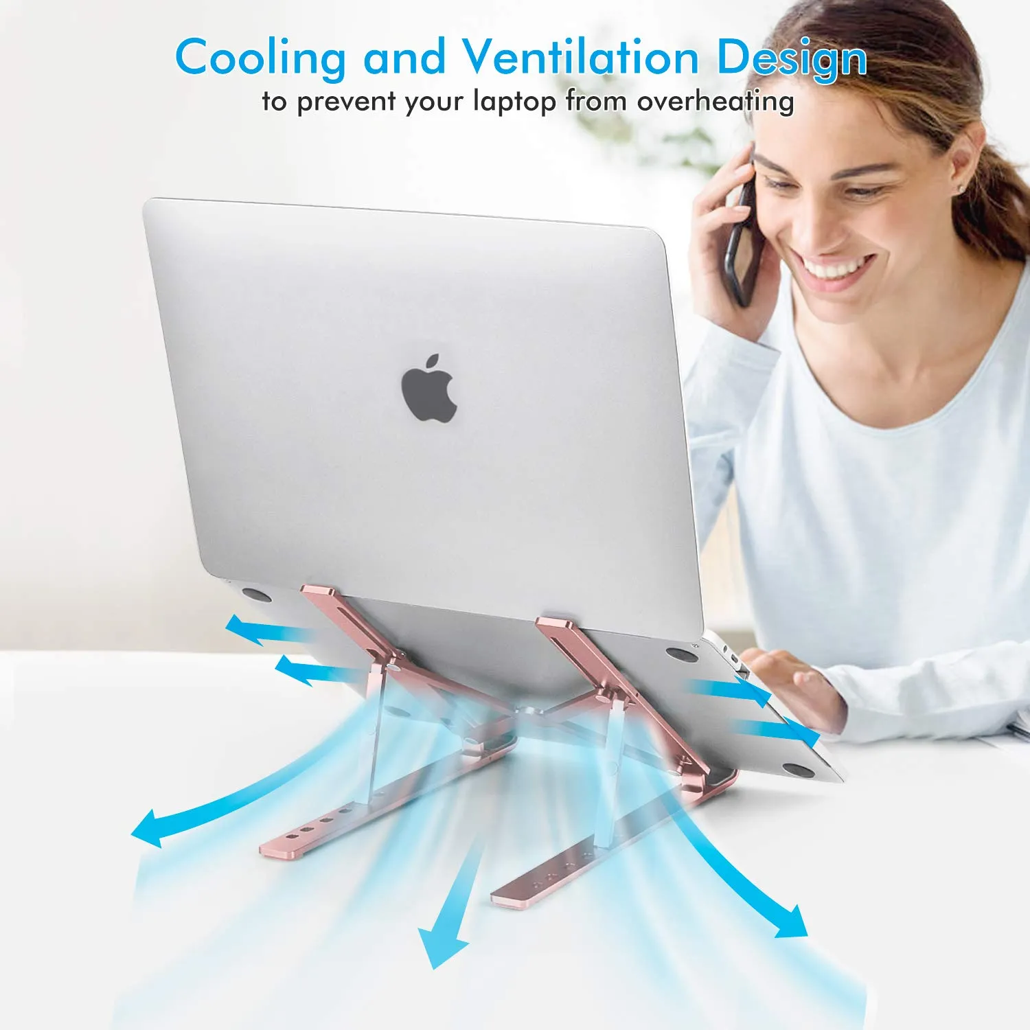 Notebook Computer Stand Anti-Skid Heat Dissipation Base Foldable Lifting Stand