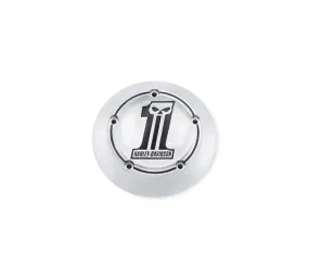 NUMBER ONE SKULL AIR CLEANER TRIM (CHROME)