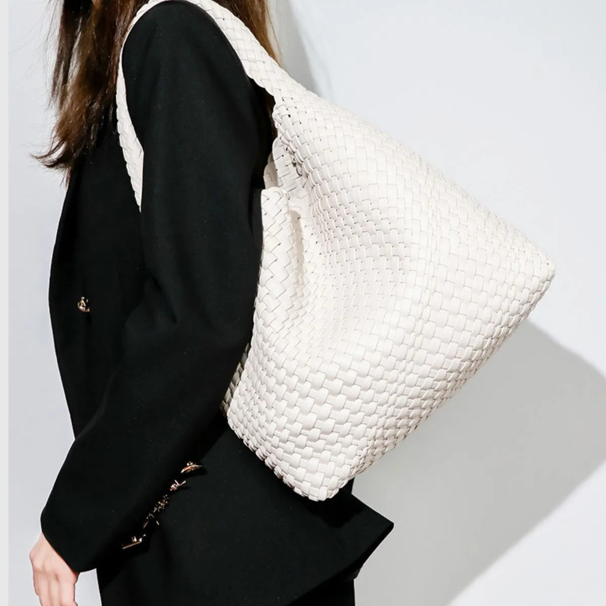 Ollie Woven Hobo Bag