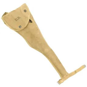 Original U.S. WWII M1A1 Carbine 1943-dated Canvas Paratrooper Jump Case Scabbard by Atlas Awning