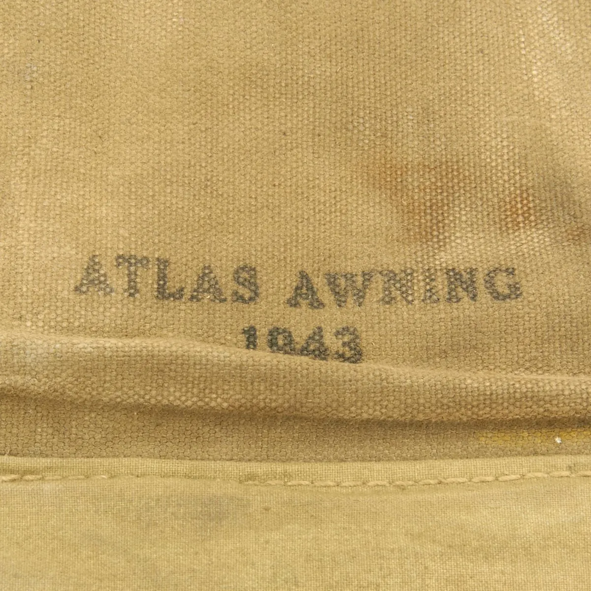 Original U.S. WWII M1A1 Carbine 1943-dated Canvas Paratrooper Jump Case Scabbard by Atlas Awning