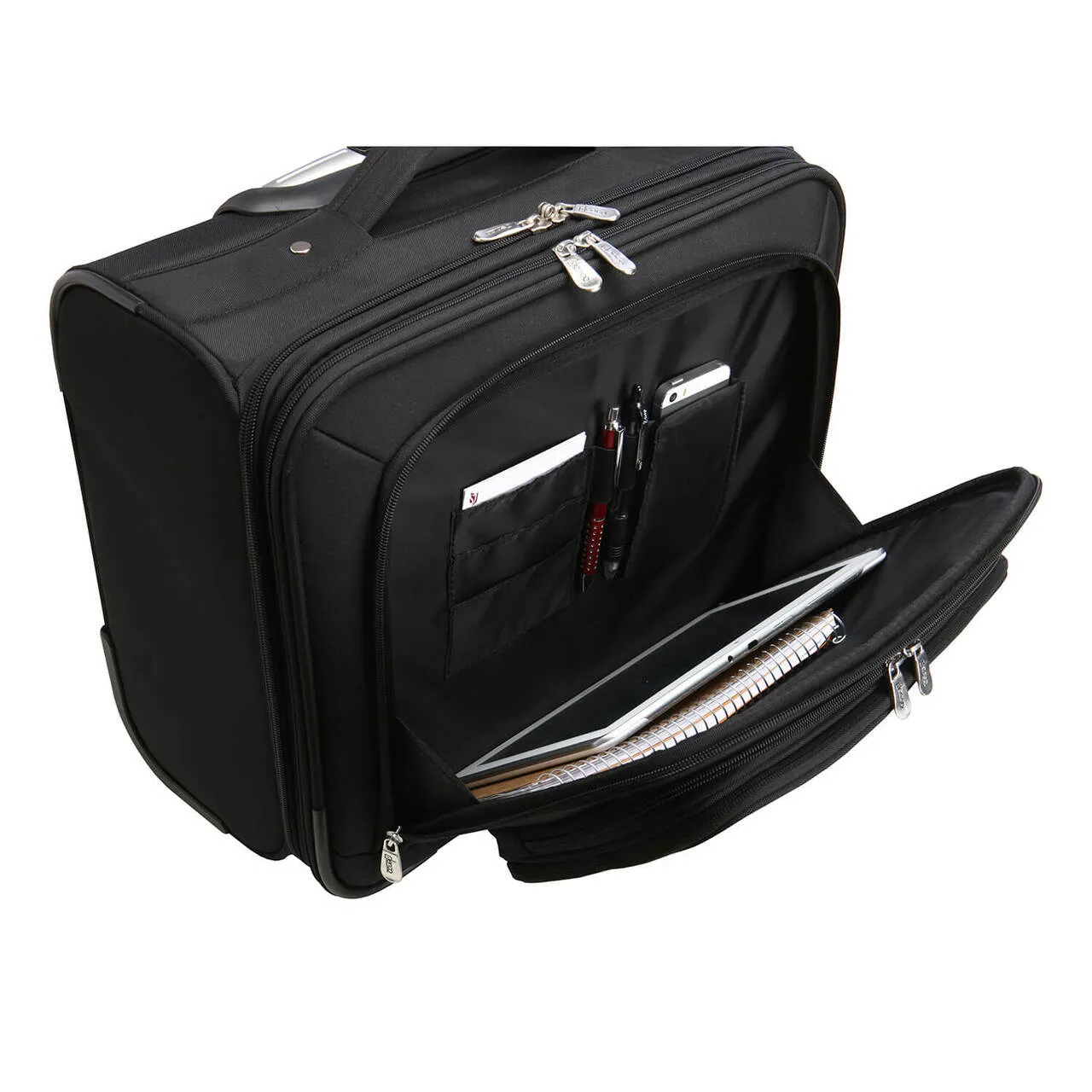 Ottawa Senators 14" Black Wheeled Laptop Overnighter