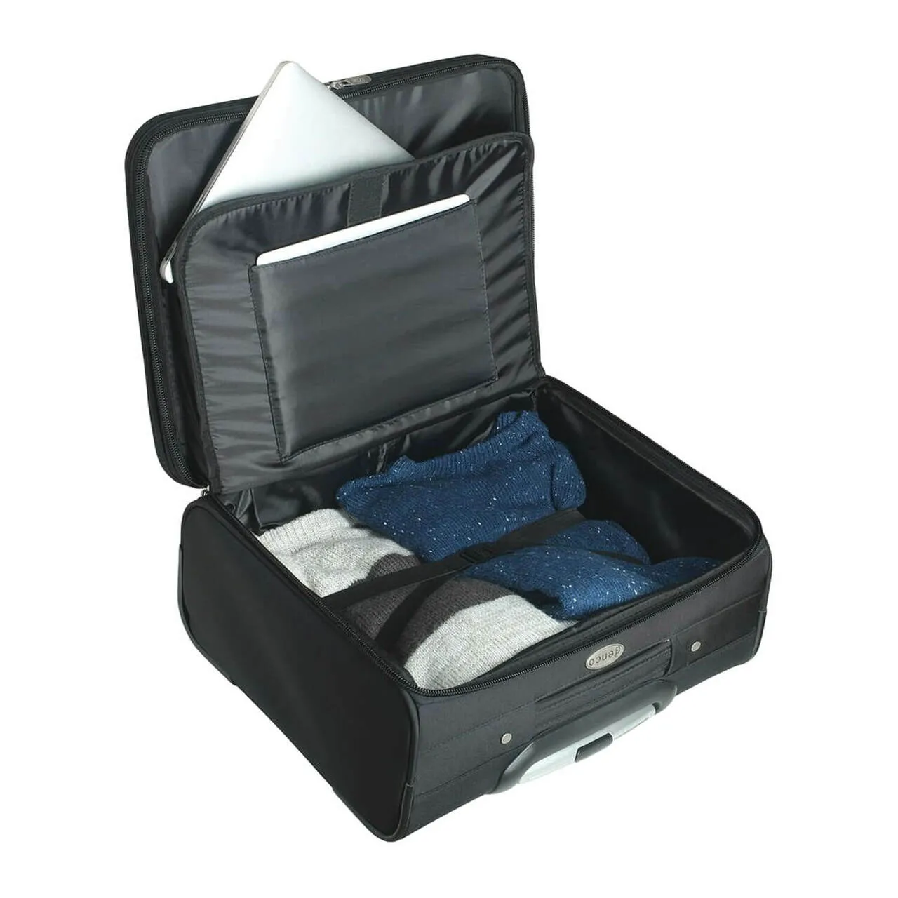 Ottawa Senators 14" Black Wheeled Laptop Overnighter