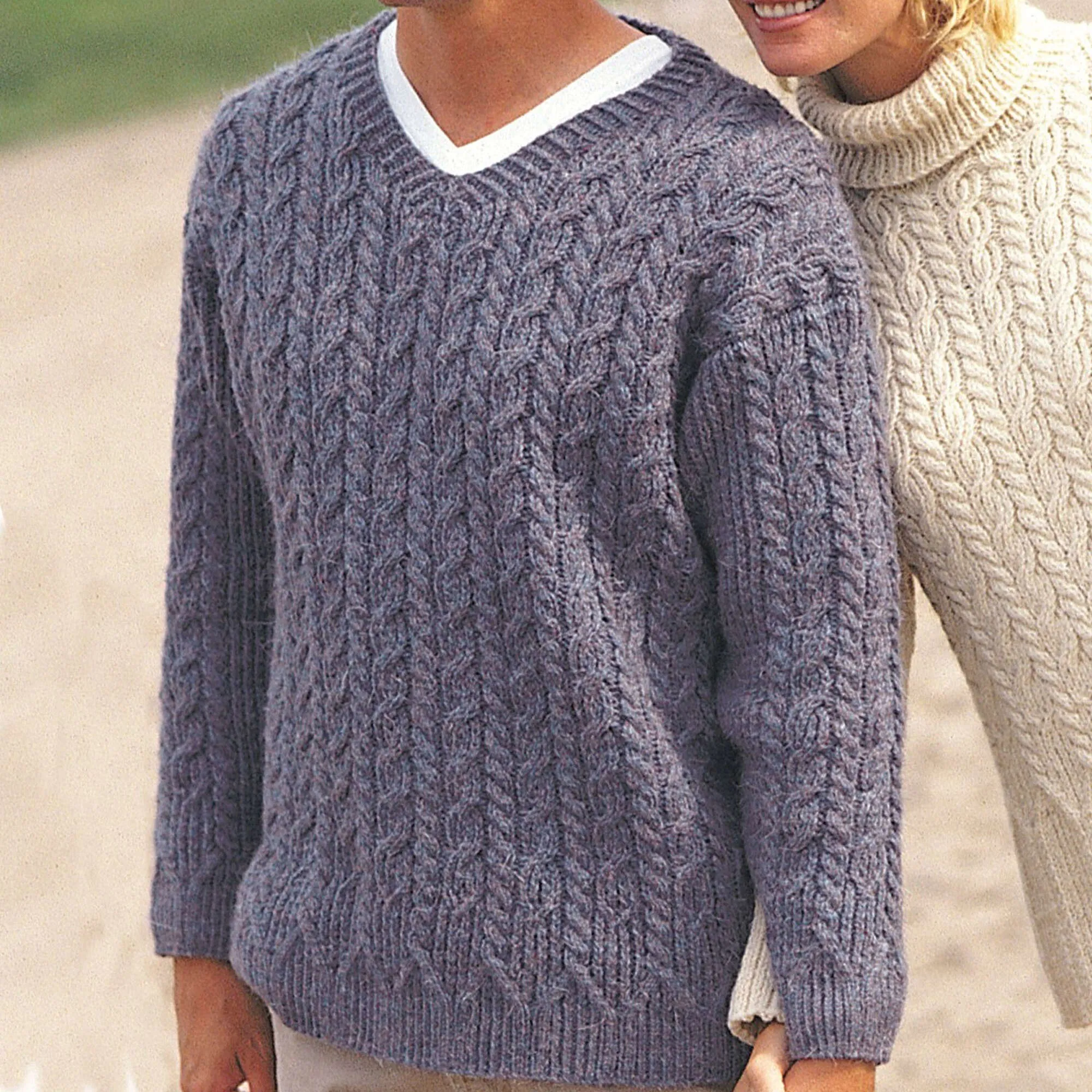 Patons Knit Casual Cables Sweater
