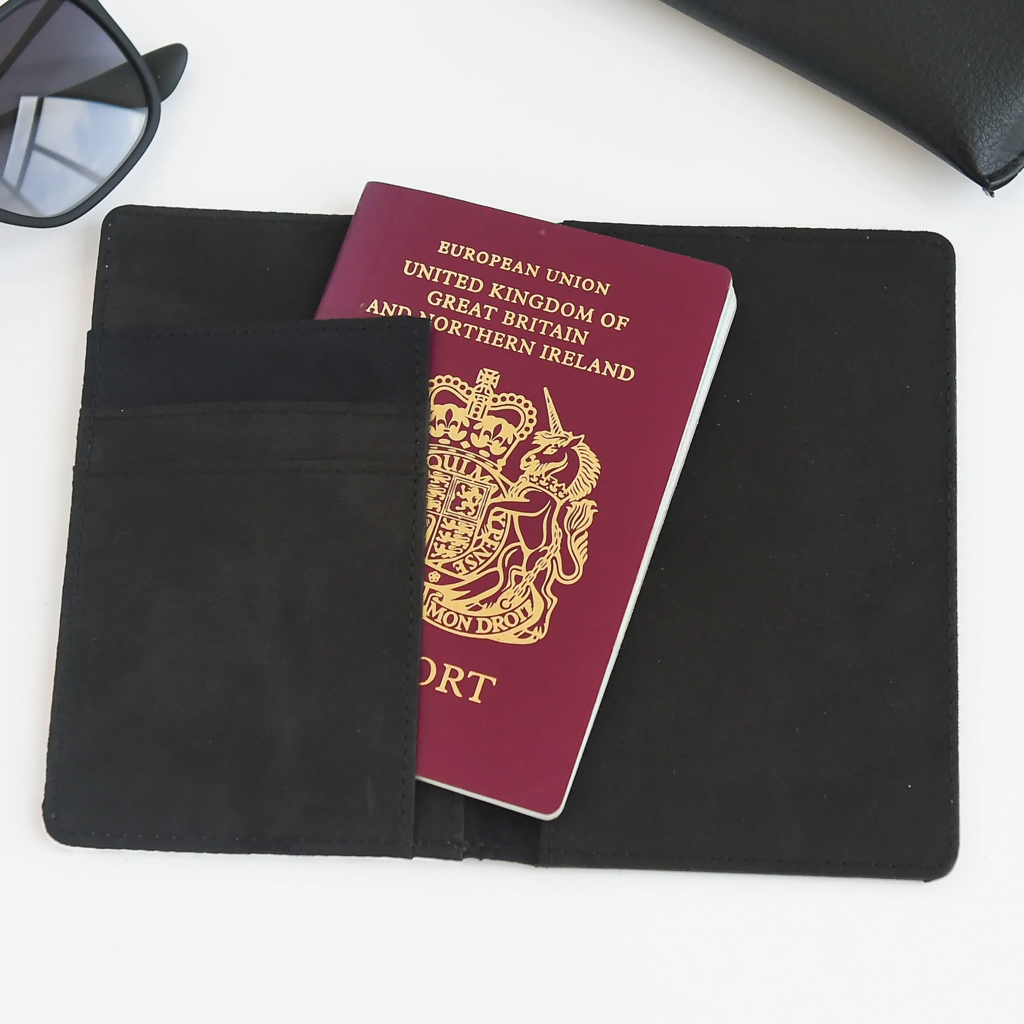 Personalised Passport Holder | Monogram in Khaki