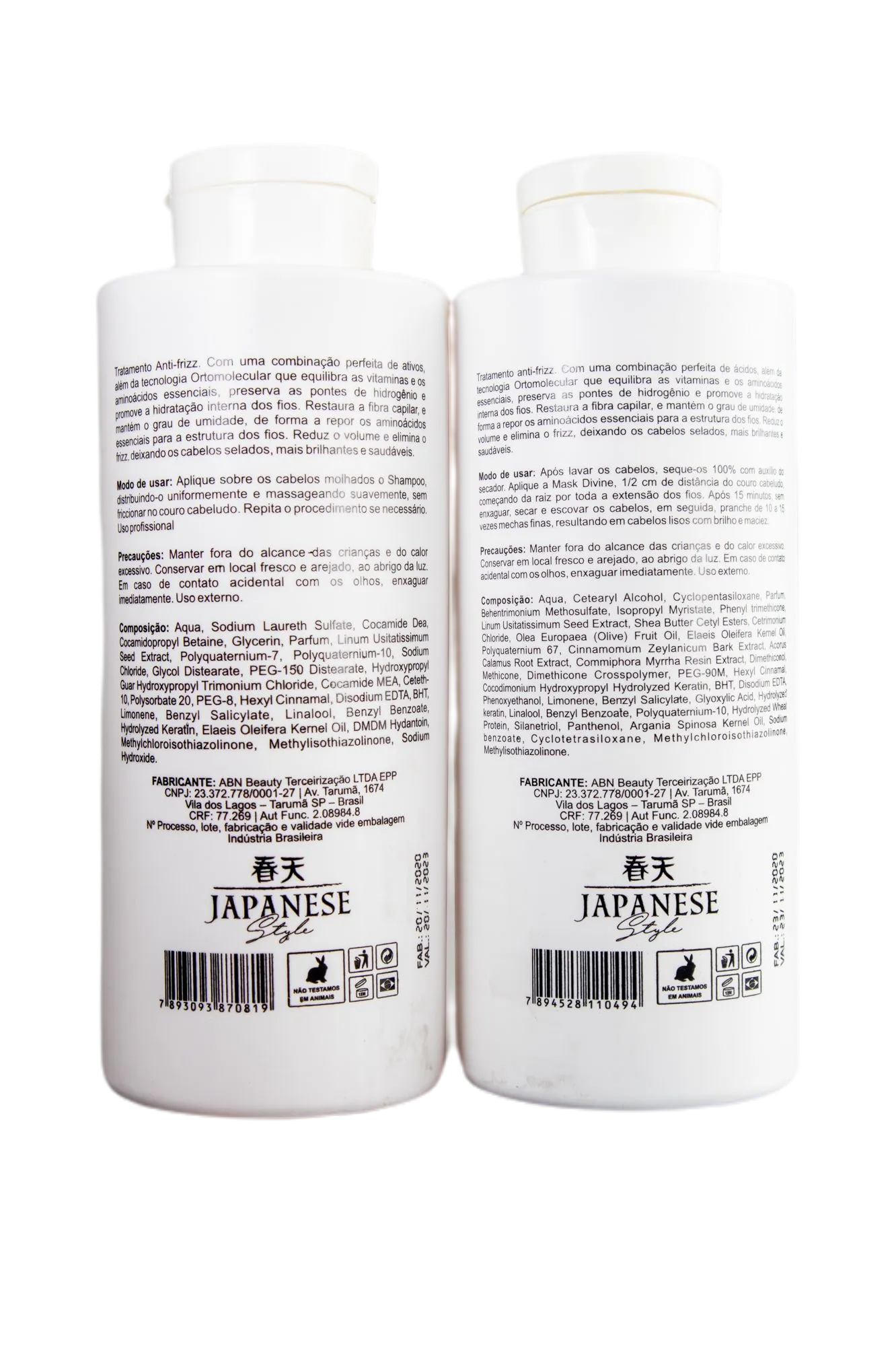 Professional Progressive Hair Brush Japanese New Style Kit 2x1L - Japonese Style