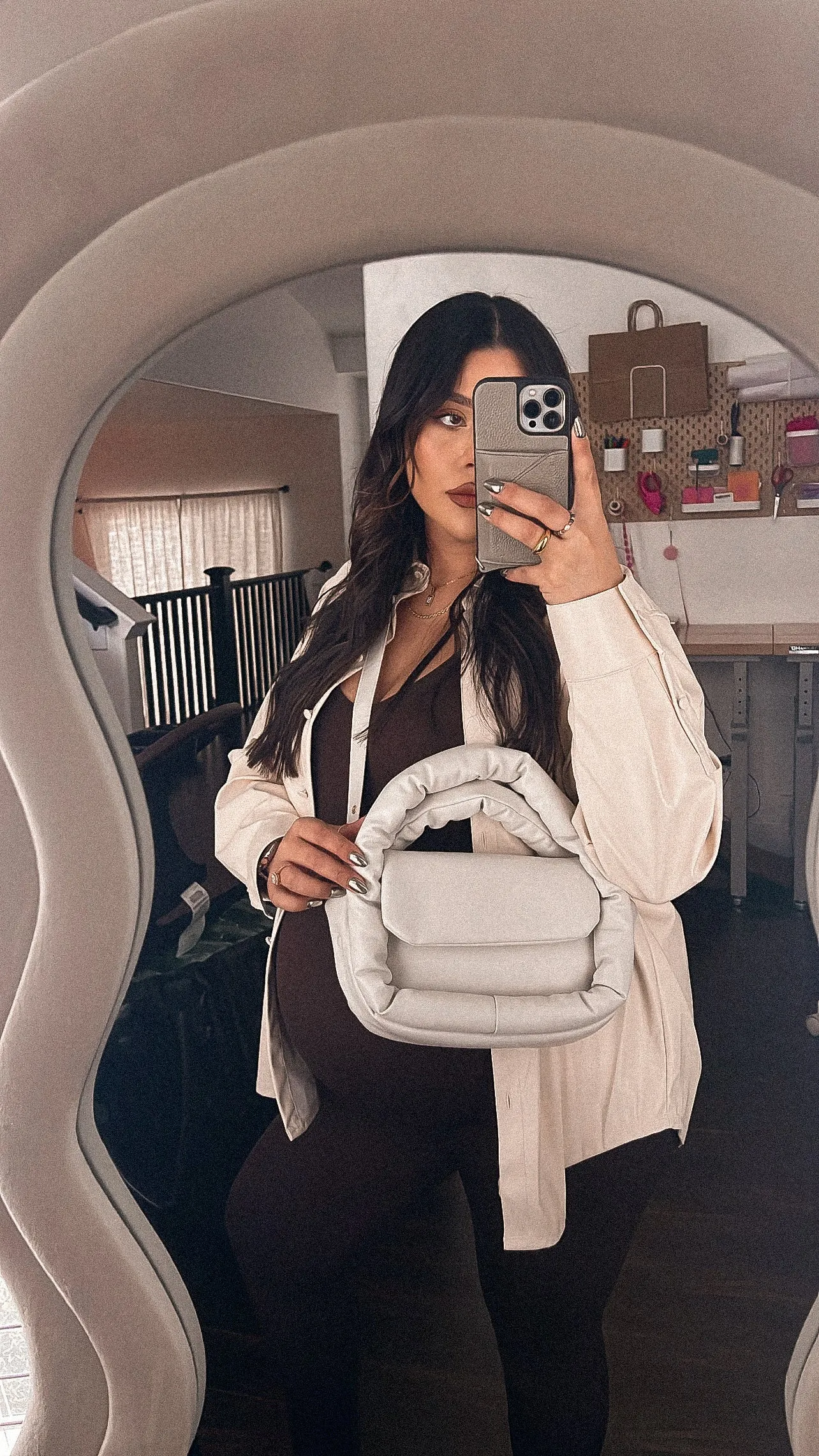 Puffer crossbody bag