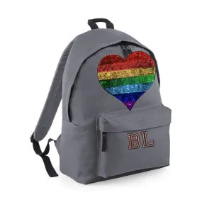 Rainbow Heart Maxi Bag