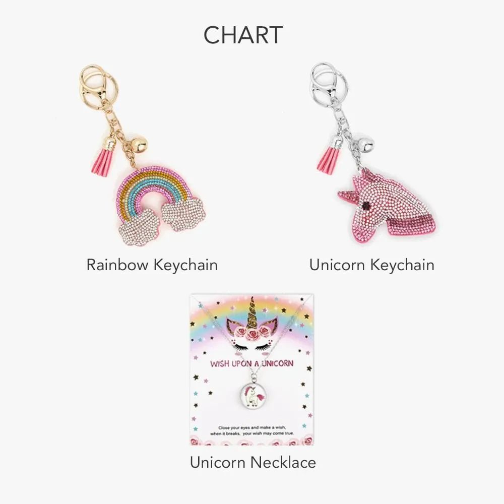 Rainbow Unicorn Custom Kids Flip Sequin Drawstring Bag | Personalized Backpacks