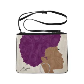 Royal Curls Laptop Bag/Crossbody/Clutch