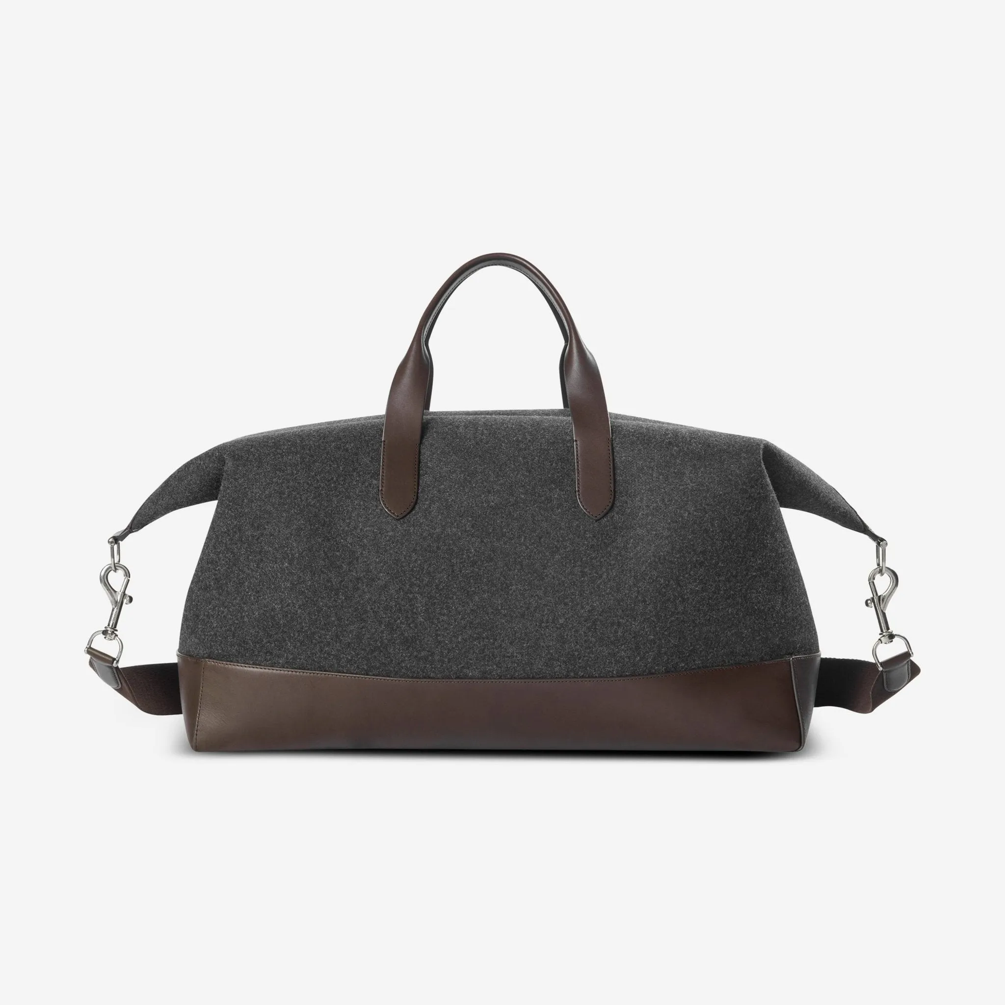 Shinola Canfield Classic Grey Felt Duffle Bag 20227980