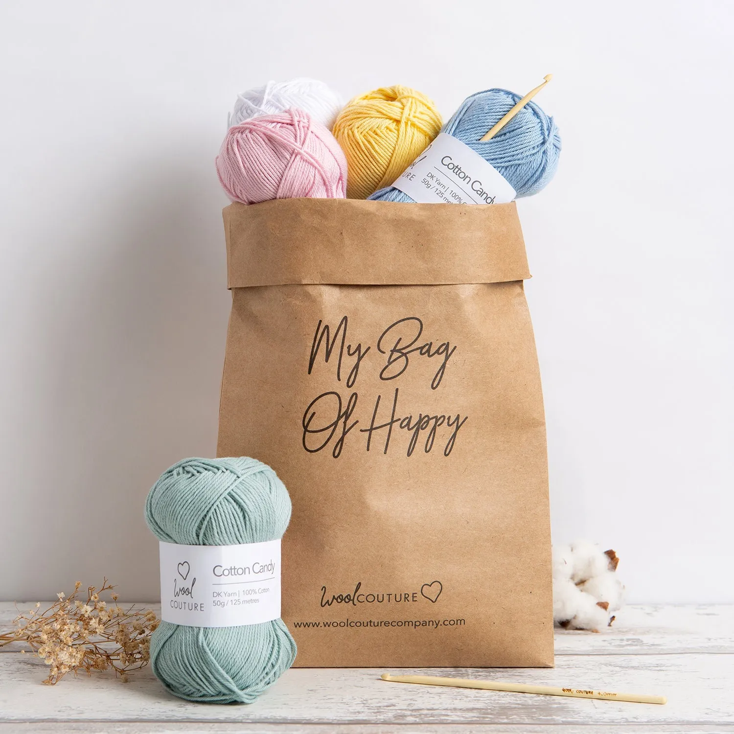 Små Scandi Bag Crochet Kit