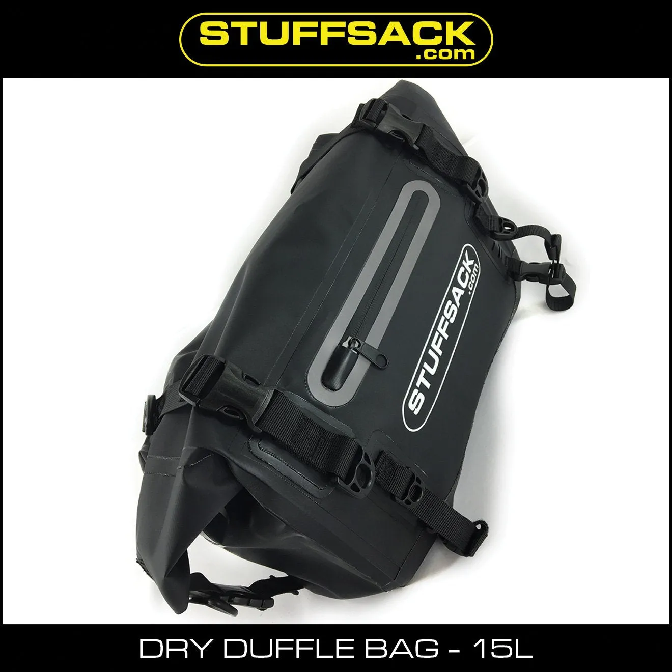 STUFFSACK Dry Duffle Bag - 15L Black