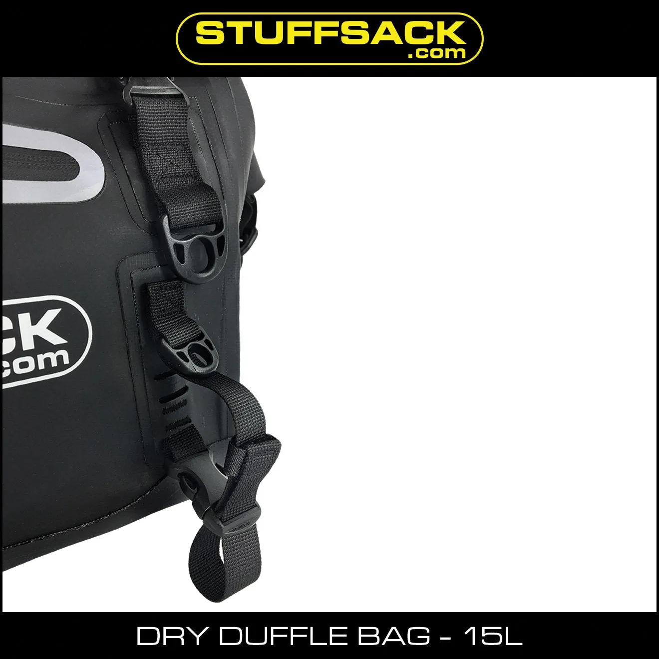 STUFFSACK Dry Duffle Bag - 15L Black