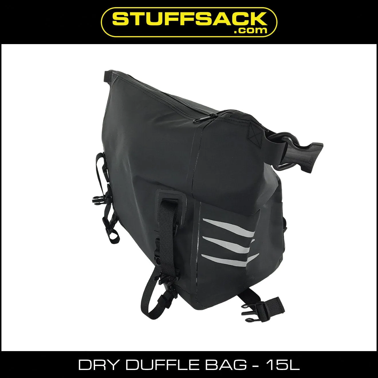 STUFFSACK Dry Duffle Bag - 15L Black
