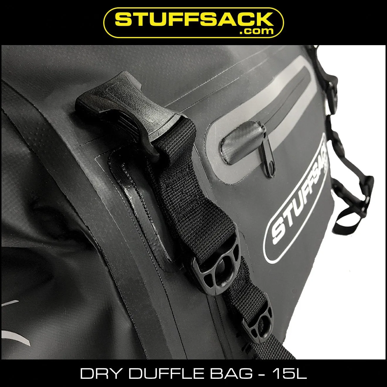 STUFFSACK Dry Duffle Bag - 15L Black