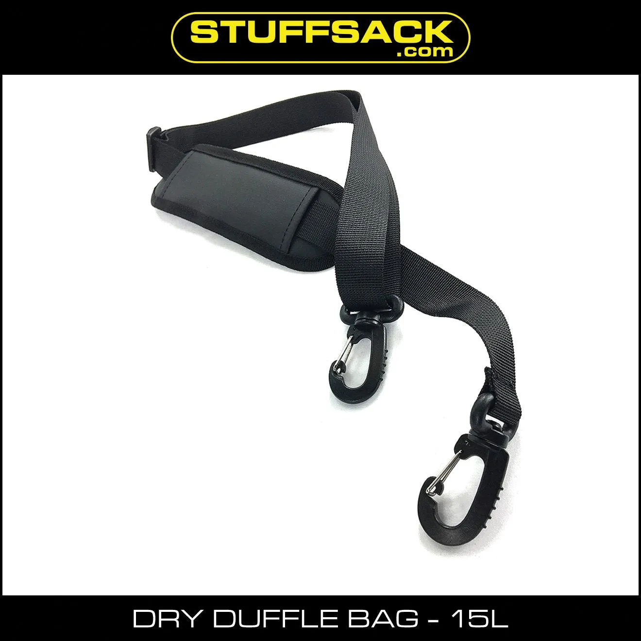 STUFFSACK Dry Duffle Bag - 15L Black