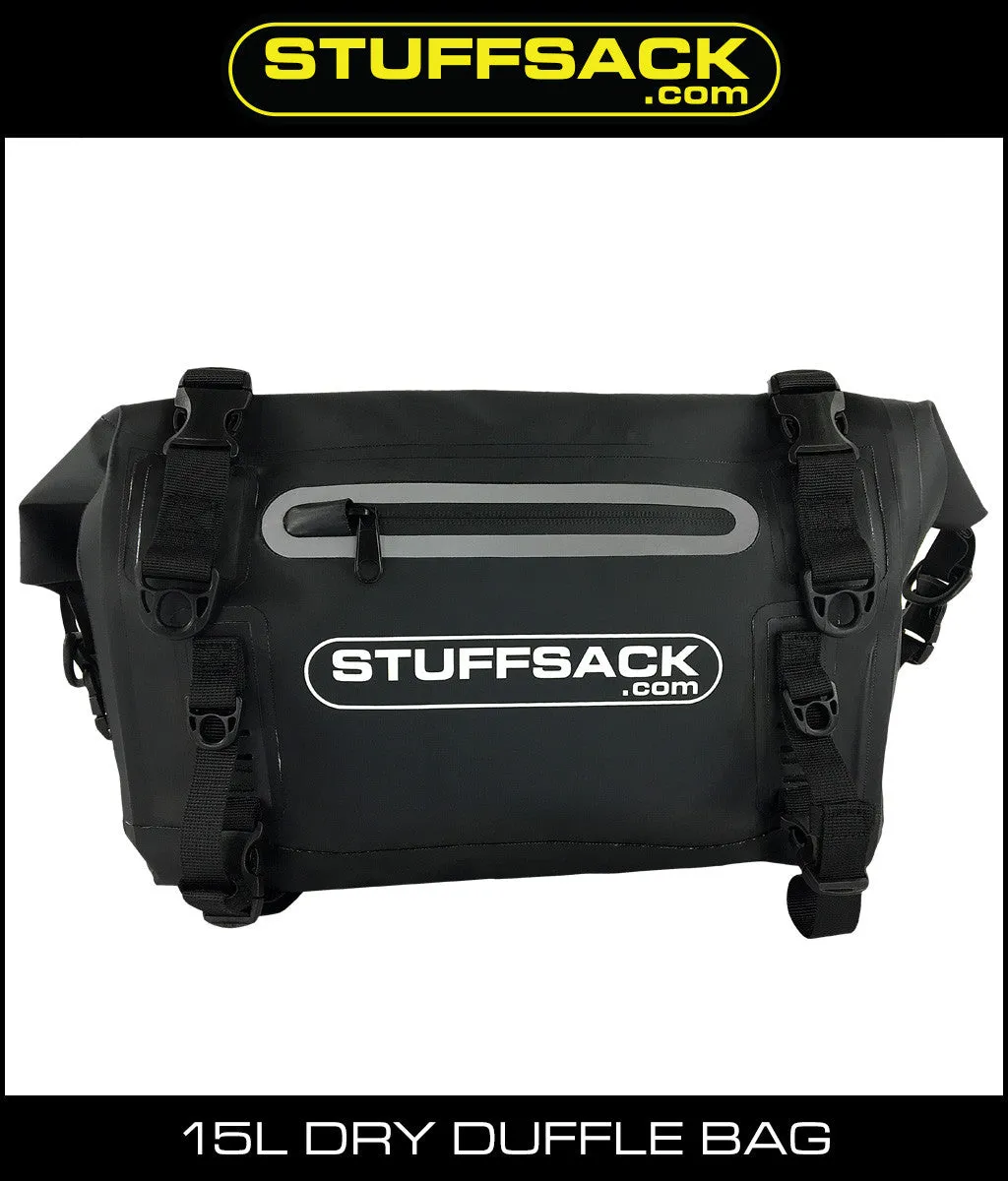 STUFFSACK Dry Duffle Bag - 15L Black