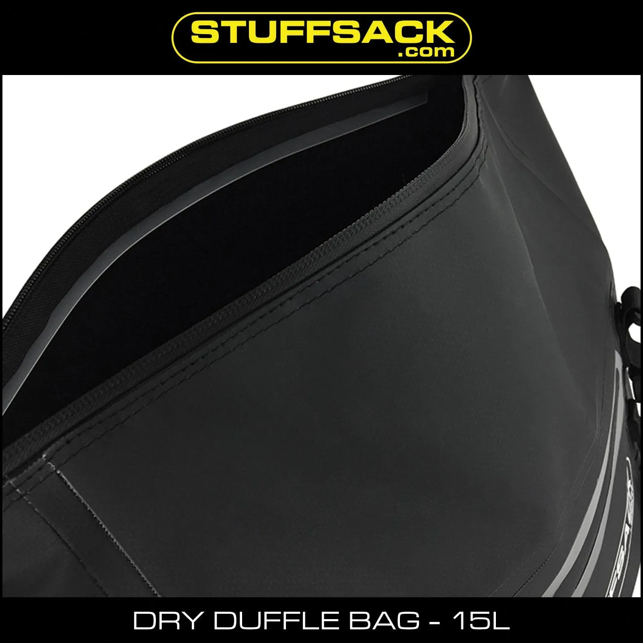 STUFFSACK Dry Duffle Bag - 15L Black