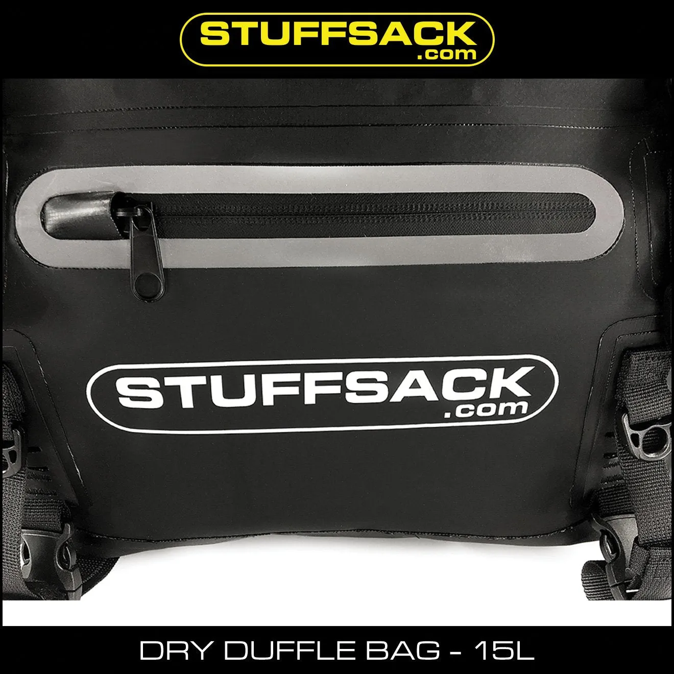 STUFFSACK Dry Duffle Bag - 15L Black