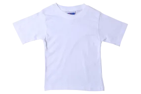 T-Shirt Plain - White Short Sleeve