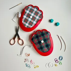The Knit & Crochet Kit - Holiday Plaid