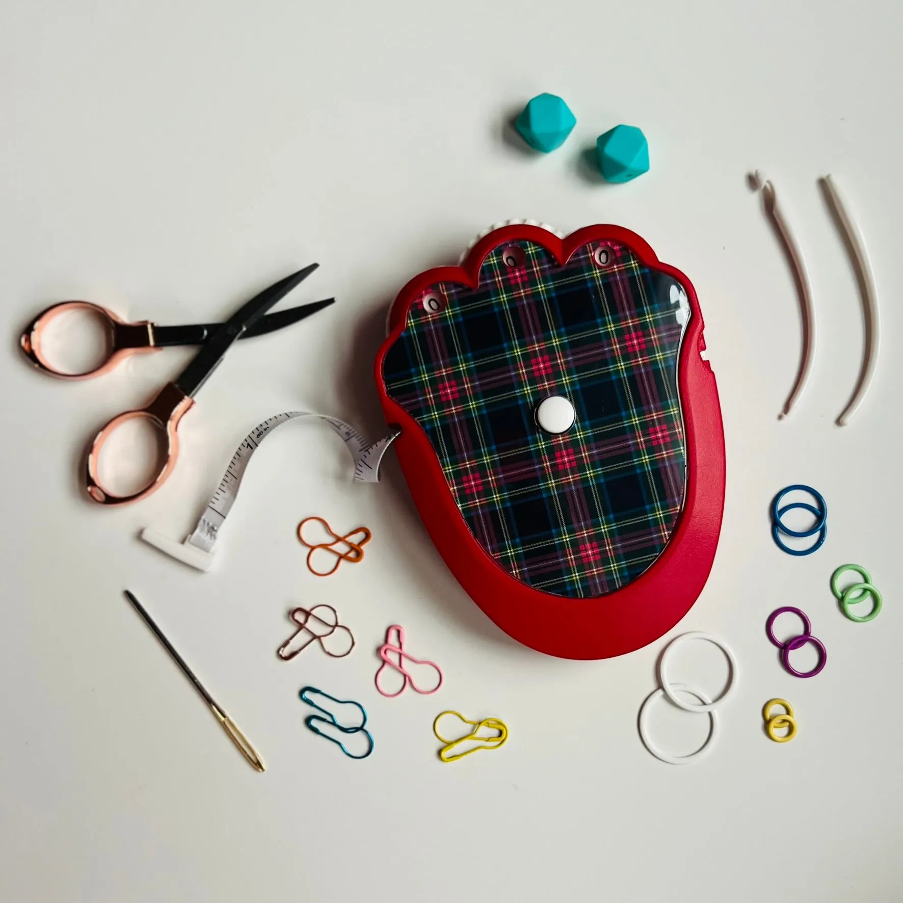 The Knit & Crochet Kit - Holiday Plaid