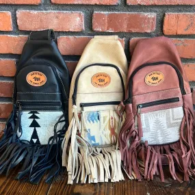 The Leather Sling Bag/Purse (Multiple Colors)