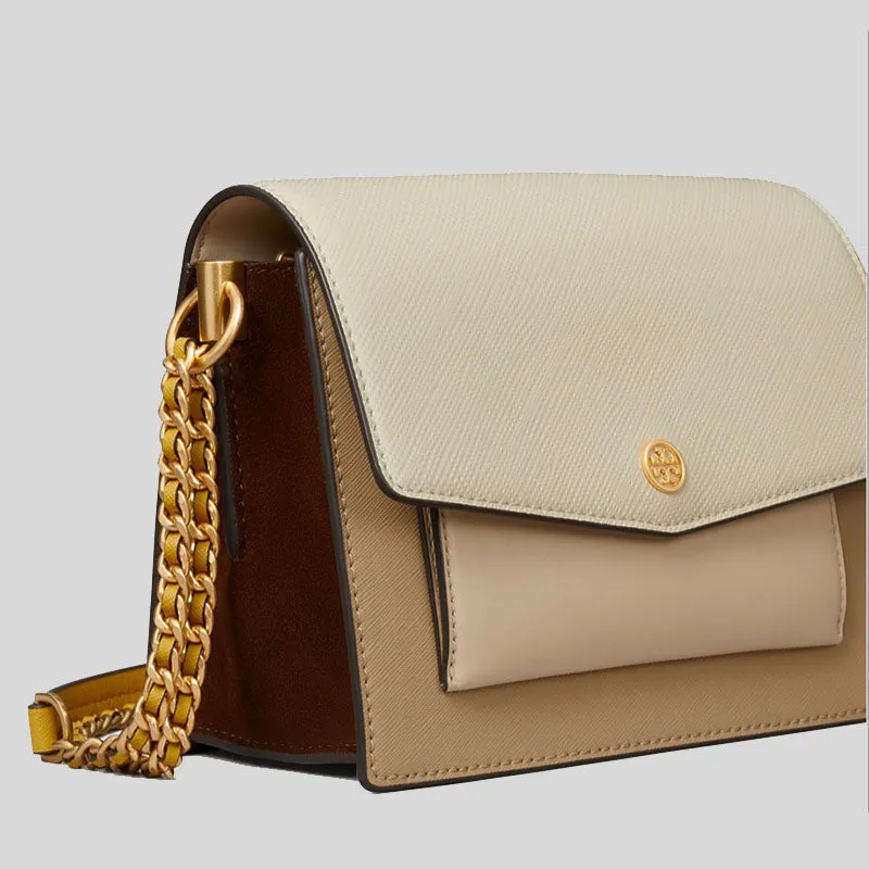 Tory Burch Robinson Colorblock Double Strap Convertible Shoulder Bag RS-88612