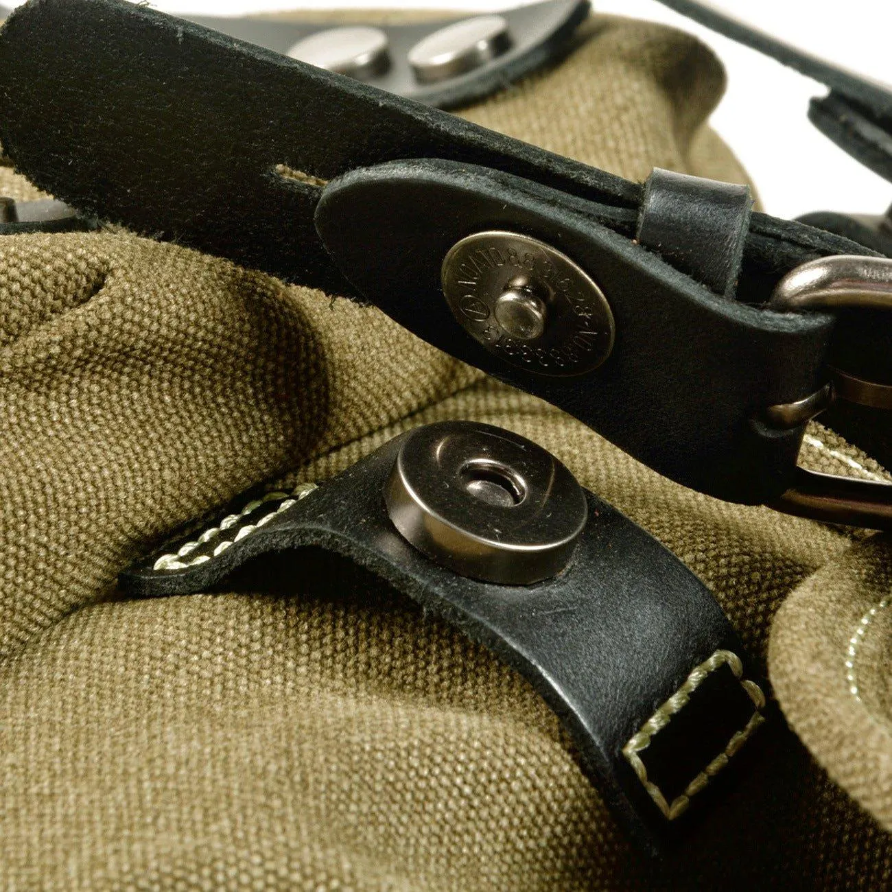 Vintage Waxed Canvas Backpack Waterproof for Men