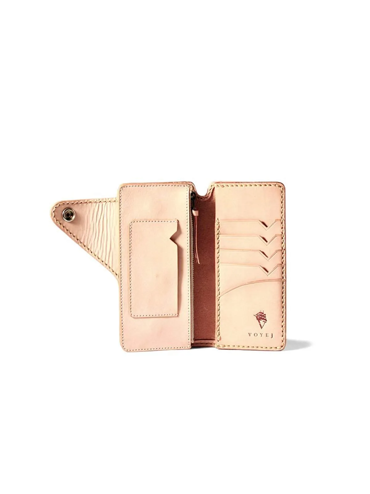 Voyej Galleon Americana Natural Long Wallet