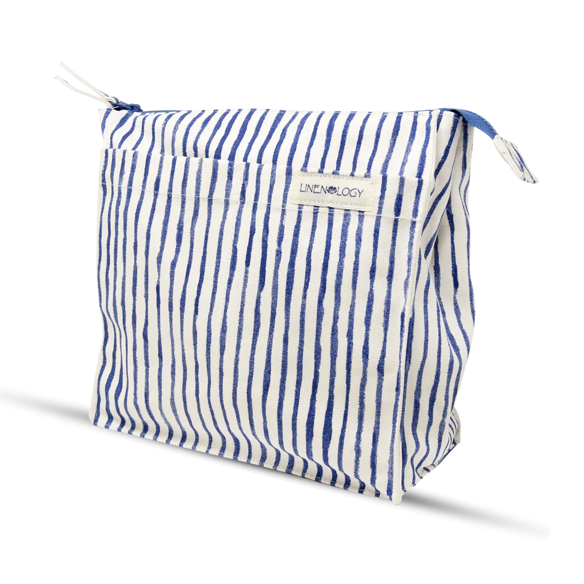 Wash Bag Tall - India Ink - Egg Shell