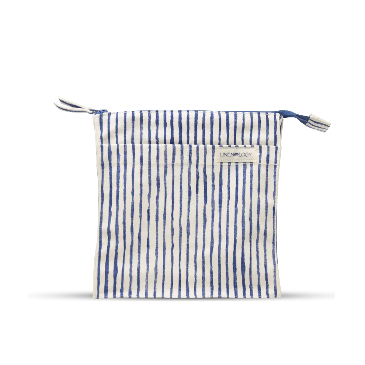 Wash Bag Tall - India Ink - Egg Shell